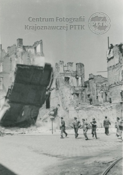 Racibórz - Burzenie ruin wojennych