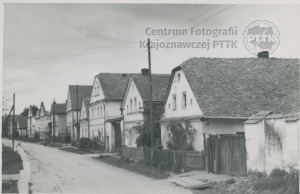 Kitłowice koło Głubczyc. Charakterystyczna zabudowa wsi