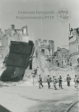 Racibórz - Burzenie ruin wojennych