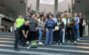 Uczestnicy szkolenia w Bibliotece Uniwersyteckiej w Warszawie