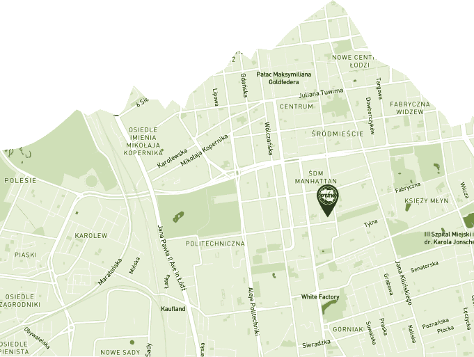 Lokalizacja CFK PTTK w Google Maps